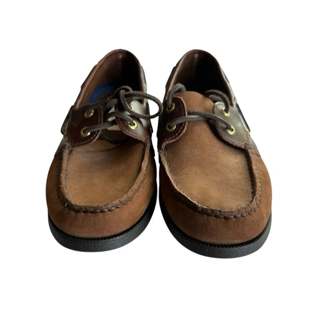 Sperry Top-Sider Original 2-Eye Plush Boat Shoe Brown 0195412 Men's 8.5W